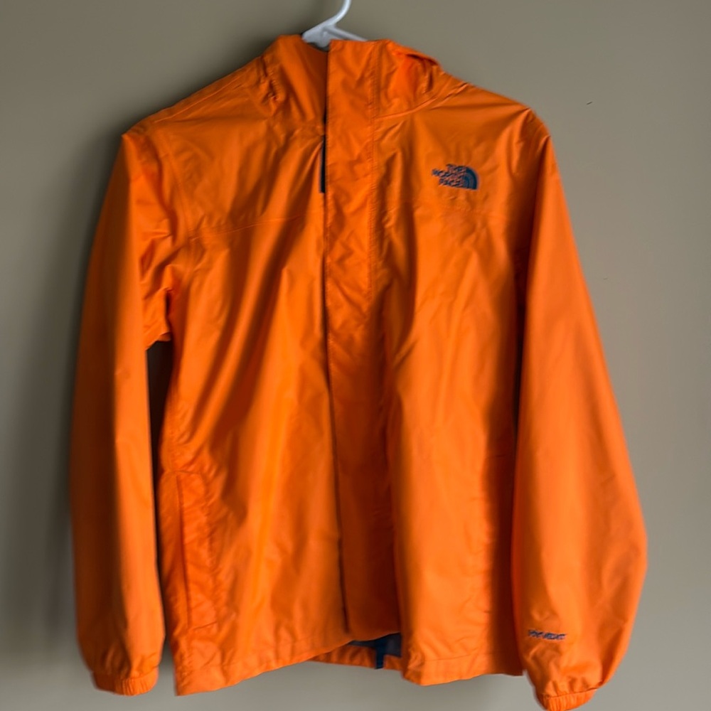 North face boys rain jacket size: L 14/16
